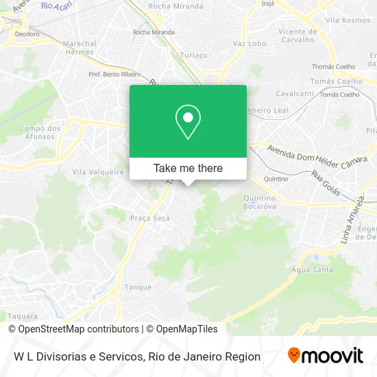 W L Divisorias e Servicos map