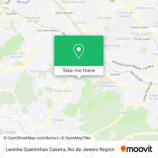 Leninha Quentinhas Caseira map