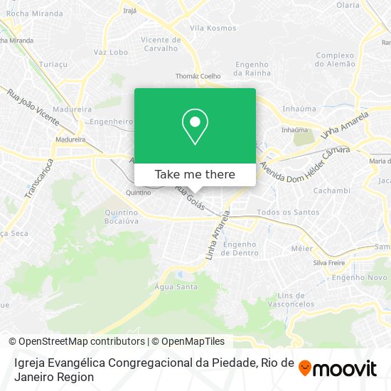 Igreja Evangélica Congregacional da Piedade map
