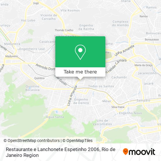 Mapa Restaurante e Lanchonete Espetinho 2006