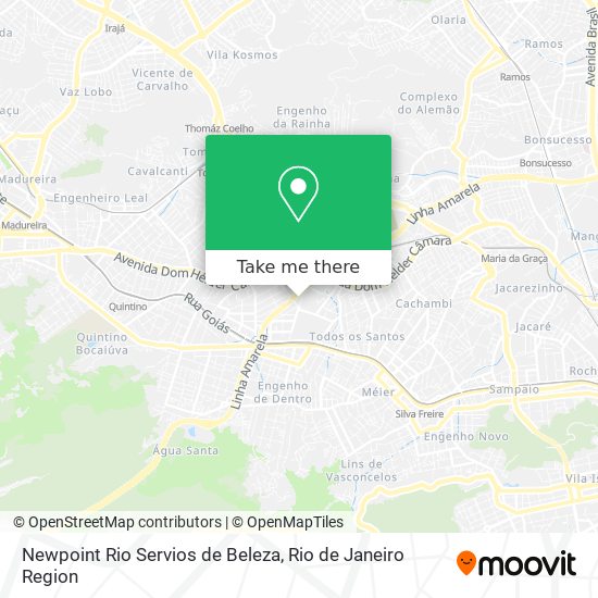 Mapa Newpoint Rio Servios de Beleza