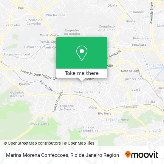 Mapa Marina Morena Confeccoes