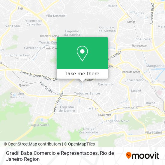 Gradil Baba Comercio e Representacoes map
