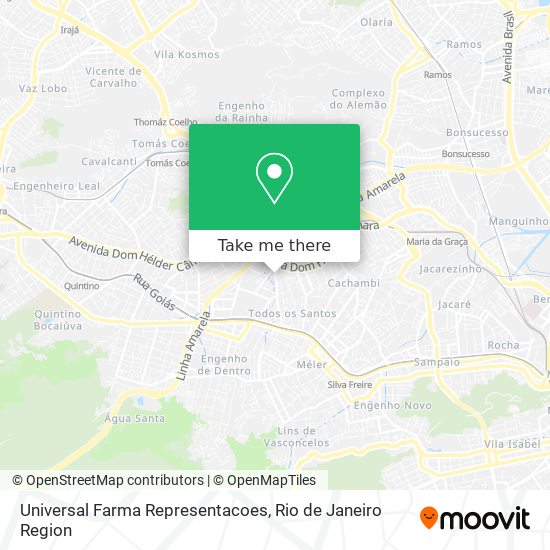 Universal Farma Representacoes map