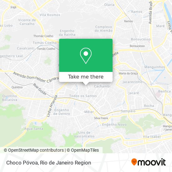 Choco Póvoa map