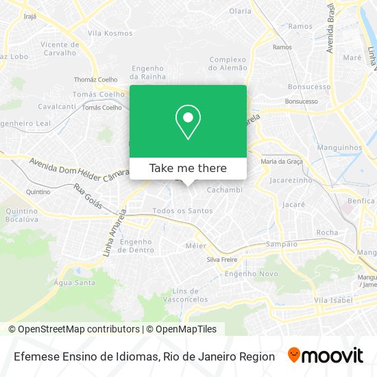 Efemese Ensino de Idiomas map