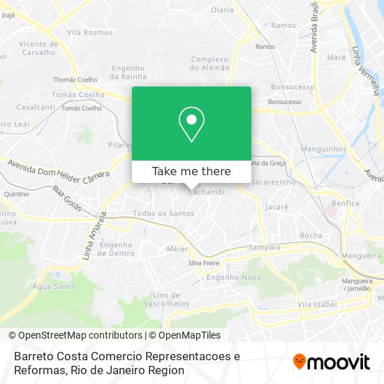 Barreto Costa Comercio Representacoes e Reformas map