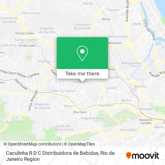 Caculinha R D C Distribuidora de Bebidas map