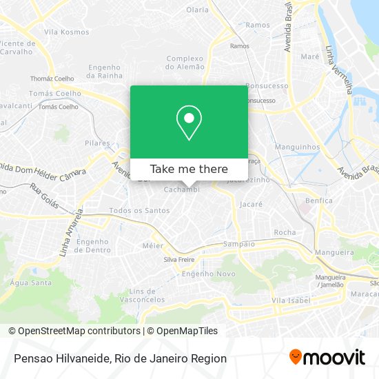 Pensao Hilvaneide map
