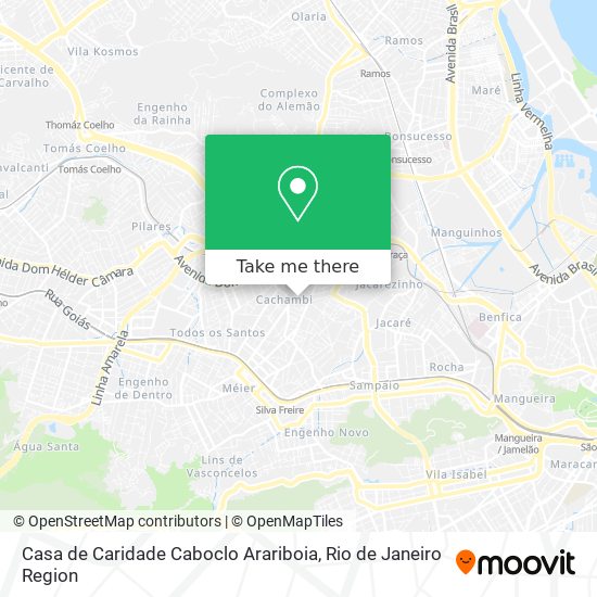 Casa de Caridade Caboclo Arariboia map