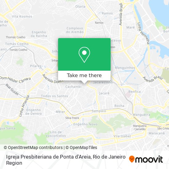 Igreja Presbiteriana de Ponta d'Areia map