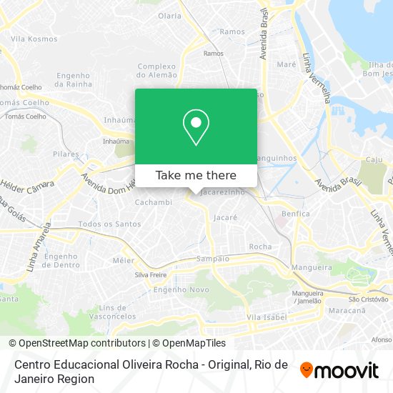 Centro Educacional Oliveira Rocha - Original map