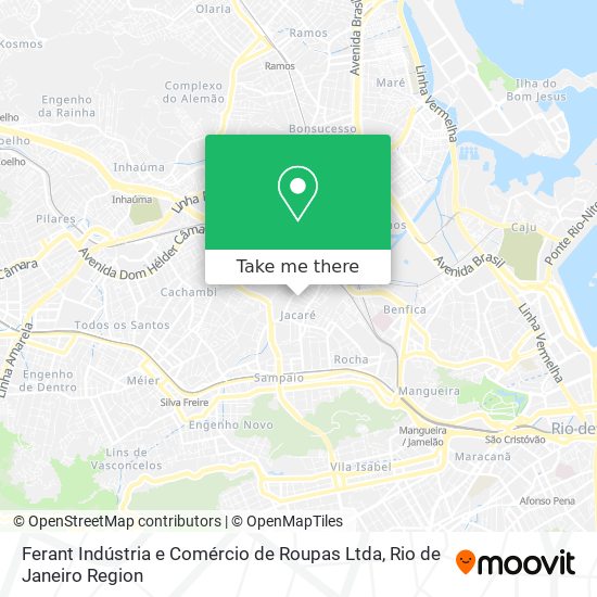 Mapa Ferant Indústria e Comércio de Roupas Ltda