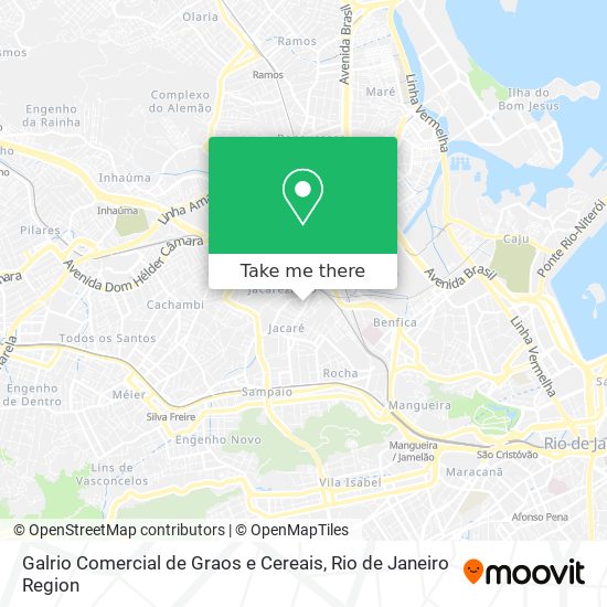 Galrio Comercial de Graos e Cereais map