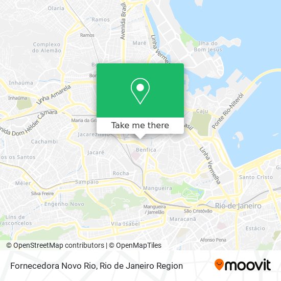 Fornecedora Novo Rio map