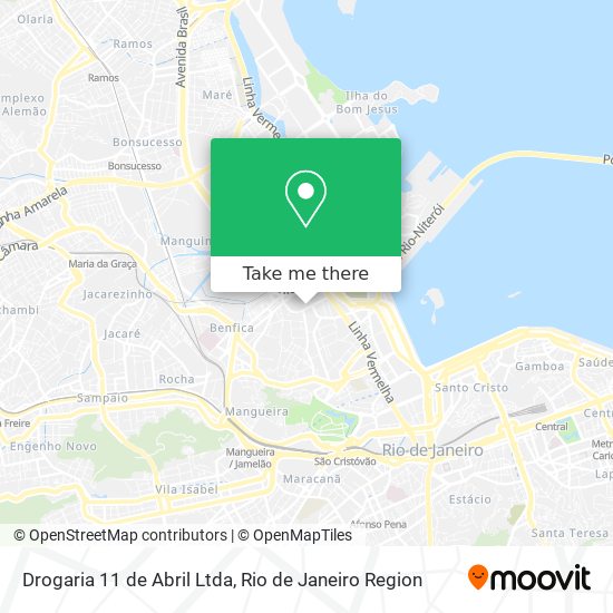 Drogaria 11 de Abril Ltda map