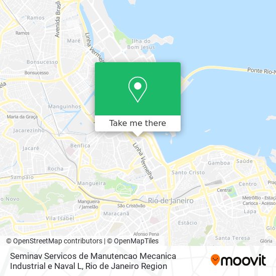 Seminav Servicos de Manutencao Mecanica Industrial e Naval L map