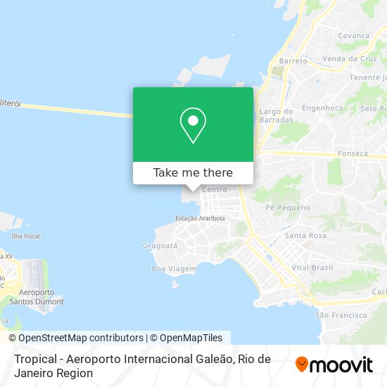 Mapa Tropical - Aeroporto Internacional Galeão
