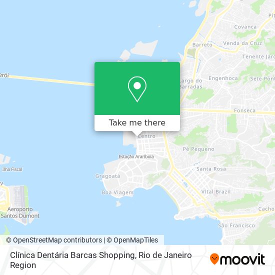 Clínica Dentária Barcas Shopping map