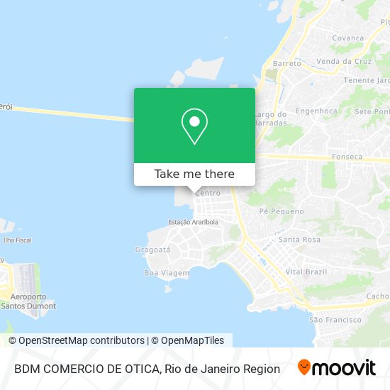 Mapa BDM COMERCIO DE OTICA