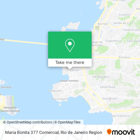 Maria Bonita 377 Comercial map