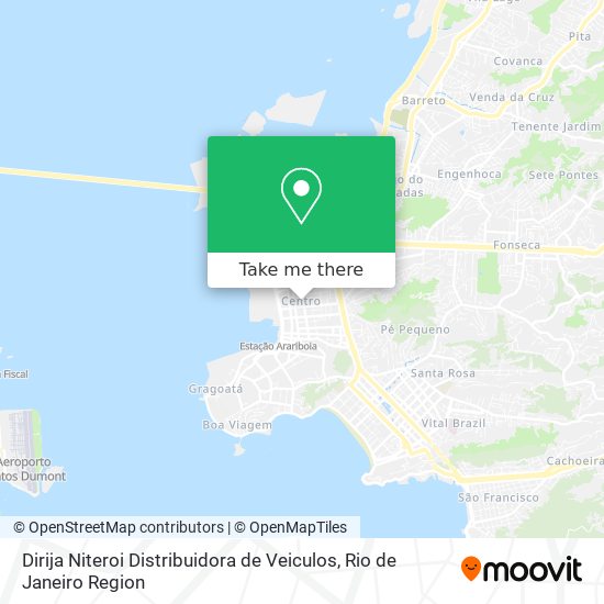 Dirija Niteroi Distribuidora de Veiculos map