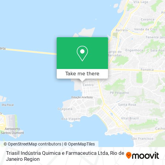 Triasil Indústria Quimica e Farmaceutica Ltda map