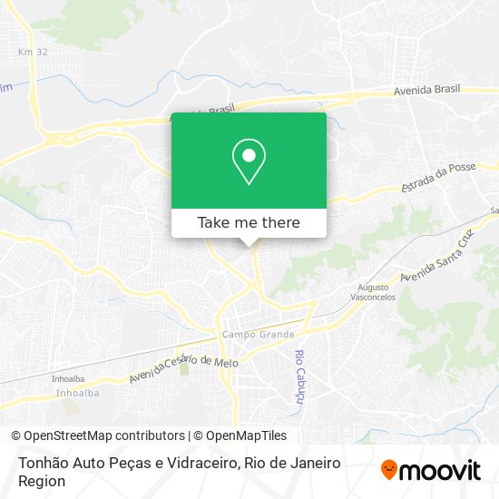 Tonhão Auto Peças e Vidraceiro map