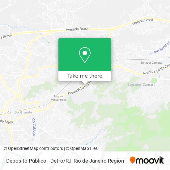 Depósito Público - Detro/RJ map