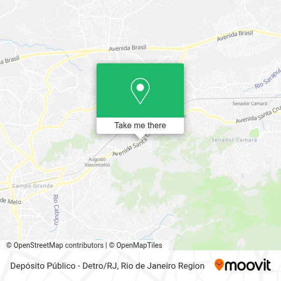 Depósito Público - Detro/RJ map