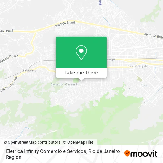 Eletrica Infinity Comercio e Servicos map
