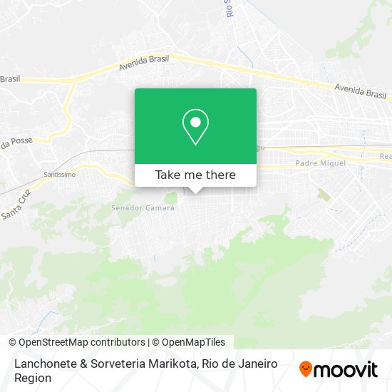 Lanchonete & Sorveteria Marikota map