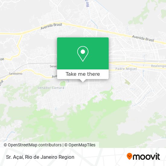 Sr. Açaí map
