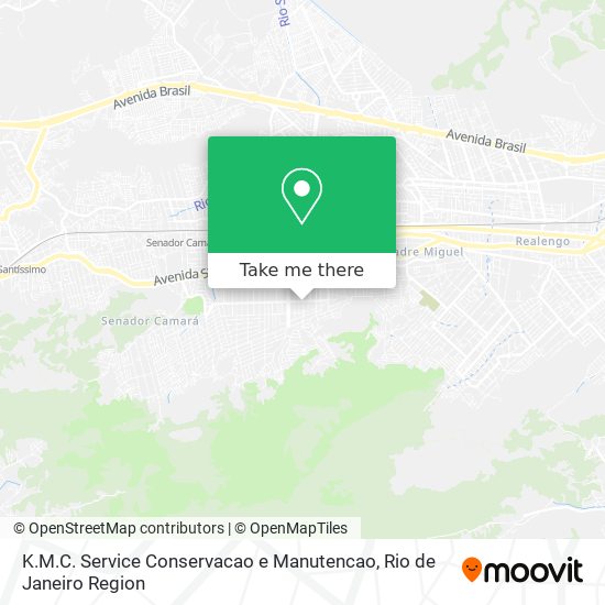 K.M.C. Service Conservacao e Manutencao map