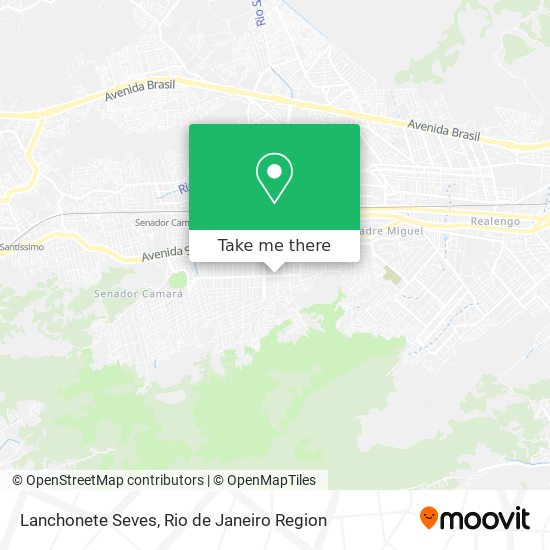 Lanchonete Seves map
