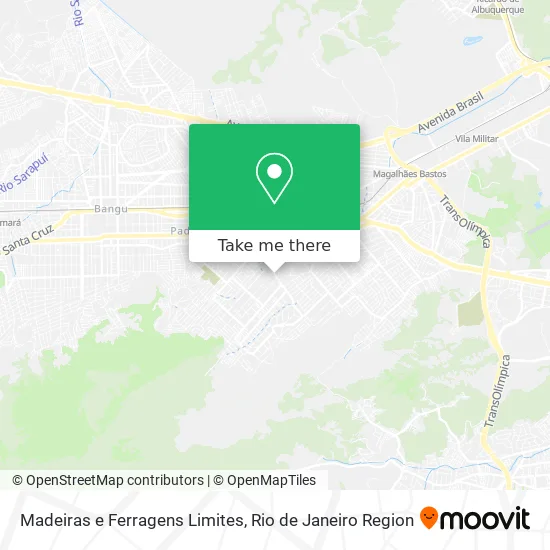 Madeiras e Ferragens Limites map