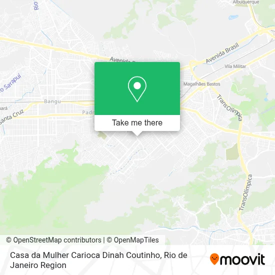 Casa da Mulher Carioca Dinah Coutinho map