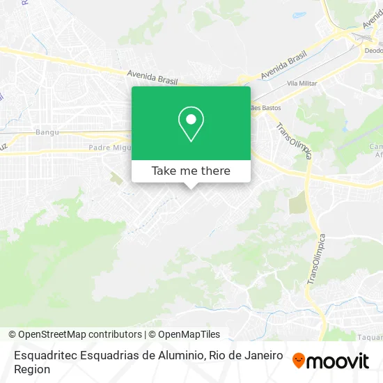 Esquadritec Esquadrias de Aluminio map