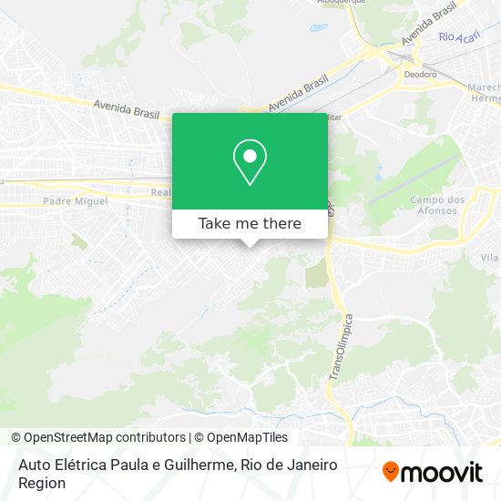 Auto Elétrica Paula e Guilherme map