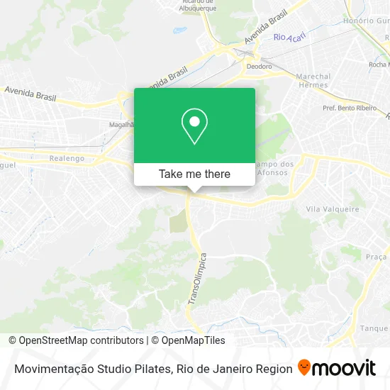 Movimentação Studio Pilates map