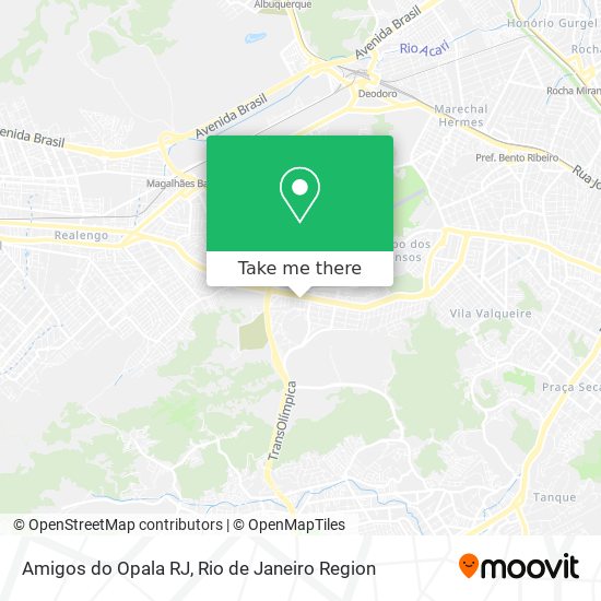 Amigos do Opala RJ map