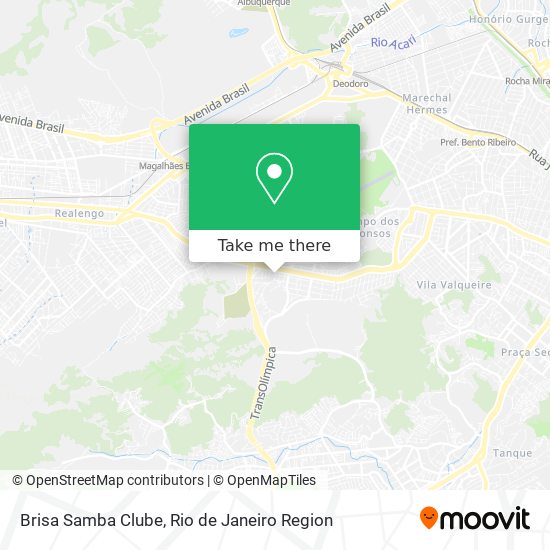 Brisa Samba Clube map