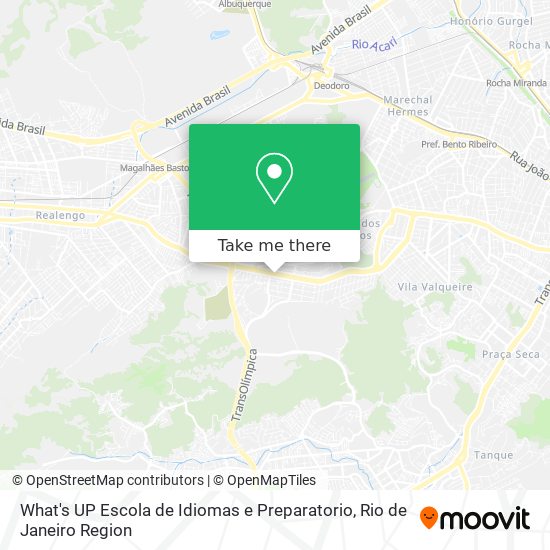 What's UP Escola de Idiomas e Preparatorio map