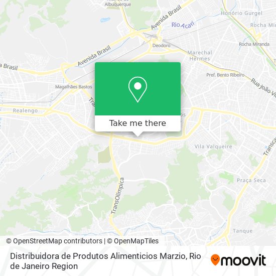 Distribuidora de Produtos Alimenticios Marzio map