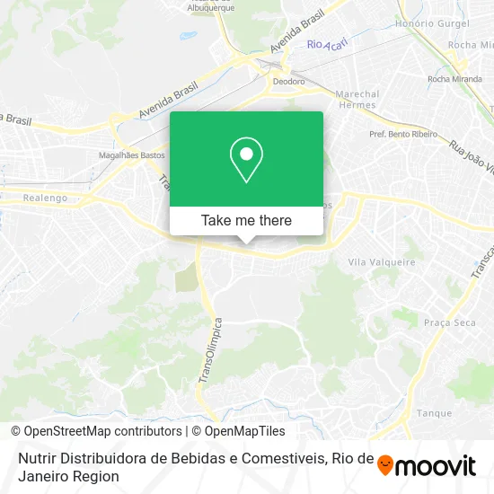 Nutrir Distribuidora de Bebidas e Comestiveis map