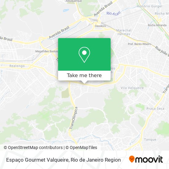 Espaço Gourmet Valqueire map