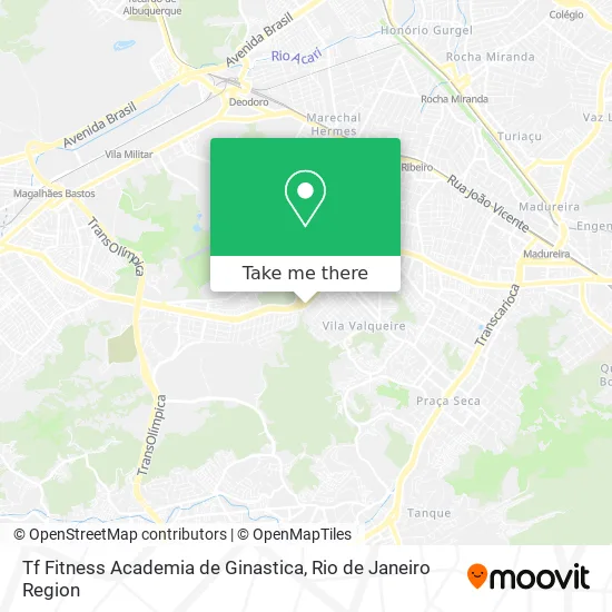 Tf Fitness Academia de Ginastica map