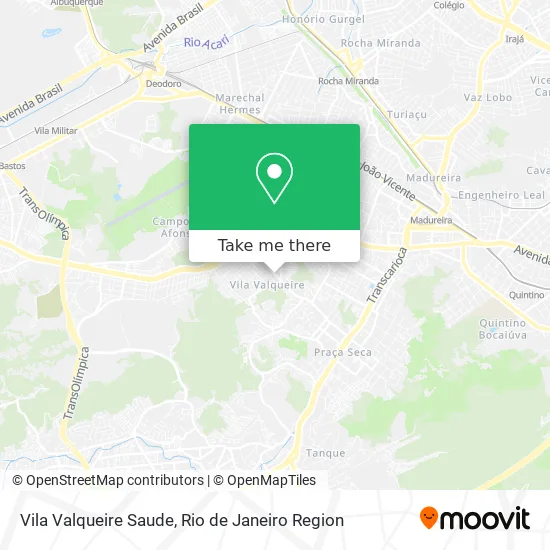 Vila Valqueire Saude map