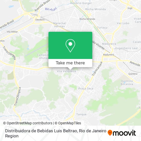 Distribuidora de Bebidas Luis Beltrao map