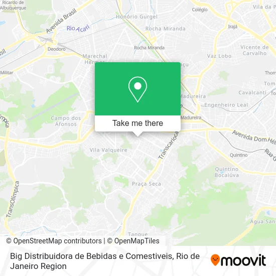 Big Distribuidora de Bebidas e Comestiveis map